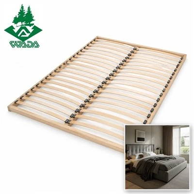 King size säng ram fjädrande lameller